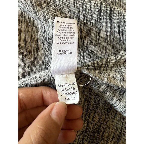 Athleta Haven Wrap Cardigan Sweater Small Draped Athleisure Preppy Loungewear - Picture 10 of 11